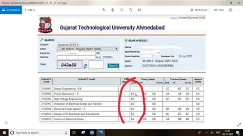 gtu grade history|gtu duplicate marksheet.